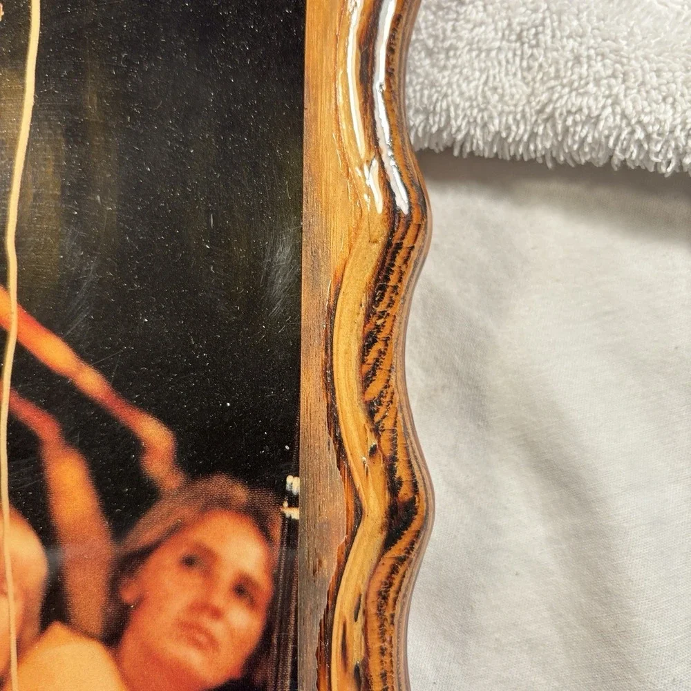 Vintage 1968 Elvis Presley Picture - Wood Frame - High Gloss Finish - 10